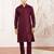 Classic cotton maroon kurta pajama for men
