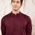 Classic cotton maroon kurta pajama for men