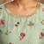 Green designer chinon palazzo suit set