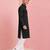 Boys black pure cotton father's day kurta pyjama set