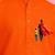 Boys orange pure cotton father's day kurta pyjama set