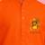 Boys orange pure cotton onam special kurta pyjama set