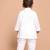 Boys white pure cotton father's day kurta pyjama set
