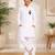 Boys white pure cotton father's day kurta pyjama set