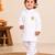 Boys white pure cotton father's day kurta pyjama set