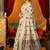 Off white cotton katha work & pum pum casual wear saree