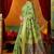Pista cotton katha work & pum pum casual wear saree