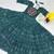 Navratri wear green color bandhni printed gamathi & mirror work long flared gown full stitched.