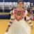 Navratri wear off-white color fiyona silk gamthi & mirror work gown full stitched.