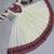 Navratri wear off-white color fiyona silk gamthi & mirror work gown full stitched.