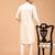 Boys cream silk blend kurta pyjama set