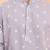 Boys grey cotton jacquard kurta pyjama set