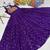 Navratri wear purple color georgette bandhni print gamthi & mirror -codi lace work gown full stitched