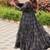 Navratri wear black color georgette bandhni printed gamthi & mirror work gown full stitched