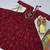 Navratri wear maroon color georgette bandhni printed gamthi & mirror work gown full stitched