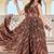 Navratri wear mul color georgette bandhni printed gamathi & mirror work gown full stitched