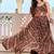 Navratri wear mul color georgette bandhni printed gamathi & mirror work gown full stitched