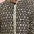 Boys black rayon sequin embroidery kurta pyjama set