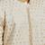 Boys off white rayon sequin embroidery kurta pyjama set