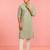 Boys pista green rayon sequin embroidery kurta pyjama set