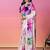 Cream printed art silk traditional saree with blouse piece