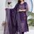 Multicolor cotton angrakha pattern kurti-pant-dupatta set