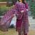 Multicolor cotton printed straight kurti-pant-dupatta set