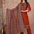 Multicolor cotton straight kurti-pant-dupatta set