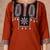Multicolor cotton straight kurti-pant-dupatta set