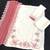 White and pink embroidered satin semi-stitched pakistani salwar suit