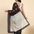 Black printed silk blend ethnic saree with blouse piece