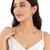 Floating freshwater pearl necklace and earrings set, multi-colour, double strand, earrings included