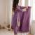 Mauve purple sequence dori zari embroidered nc vichitra silk kurta farshi shalwar set with dupatta