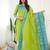 Light green jaquard  kanchi cotton kurti dupatta set