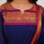 Blue jaquard  kanchi cotton kurti dupatta set