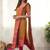 Mustard jaquard  kanchi cotton kurti dupatta set