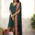 Green jaquard  kanchi cotton kurti dupatta set
