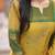 Mustard jaquard  kanchi cotton kurti dupatta set