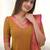 Mustard jaquard  kanchi cotton kurti dupatta set