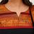 Black jaquard  kanchi cotton kurti dupatta set
