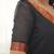 Black jaquard  kanchi cotton kurti dupatta set