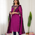 Pink jaquard  kanchi cotton kurti dupatta set