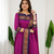 Pink jaquard  kanchi cotton kurti dupatta set
