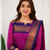 Pink jaquard  kanchi cotton kurti dupatta set