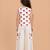 Girls red cotton thread embroidered clothing set with cargo pant