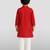 Boys red cotton digital print kurta & pyjama set