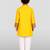 Boys yellow cotton embroidered kurta pyjama set