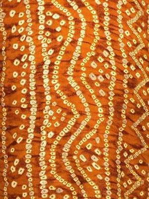 Boys mustard cotton bandhani kurta patiala set 4