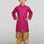 Boys falsa cotton bandhani kurta patiala set