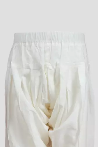 Boys white viscose silk kurta patiala set